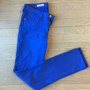 AG bright blue jeans, Size 27